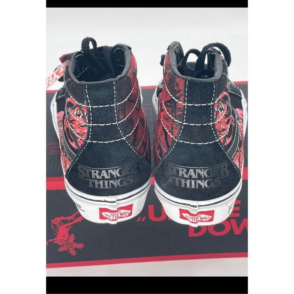 Vans Sneakers Sk8 Hi Netflix Stranger Things Upside Down Men Size 10 New - Picture 8 of 9